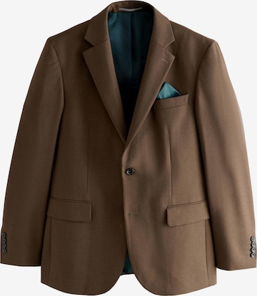 Coupe slim Veste de costume Next en marron : devant