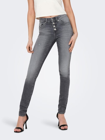 ONLY Skinny Jeans 'BLUSH' in Grau: predná strana