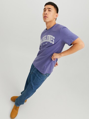 JACK & JONES Shirt 'Josh' in Purple