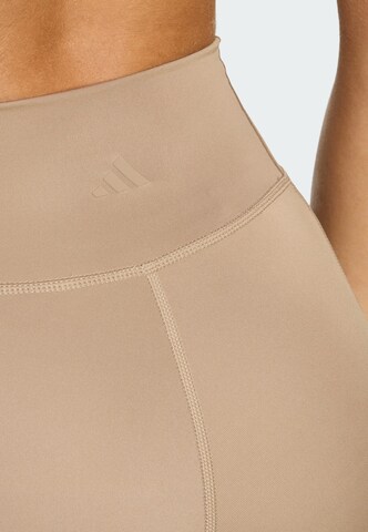 ADIDAS PERFORMANCE Скинни Спортивные штаны 'All Me Essentials' в Коричневый