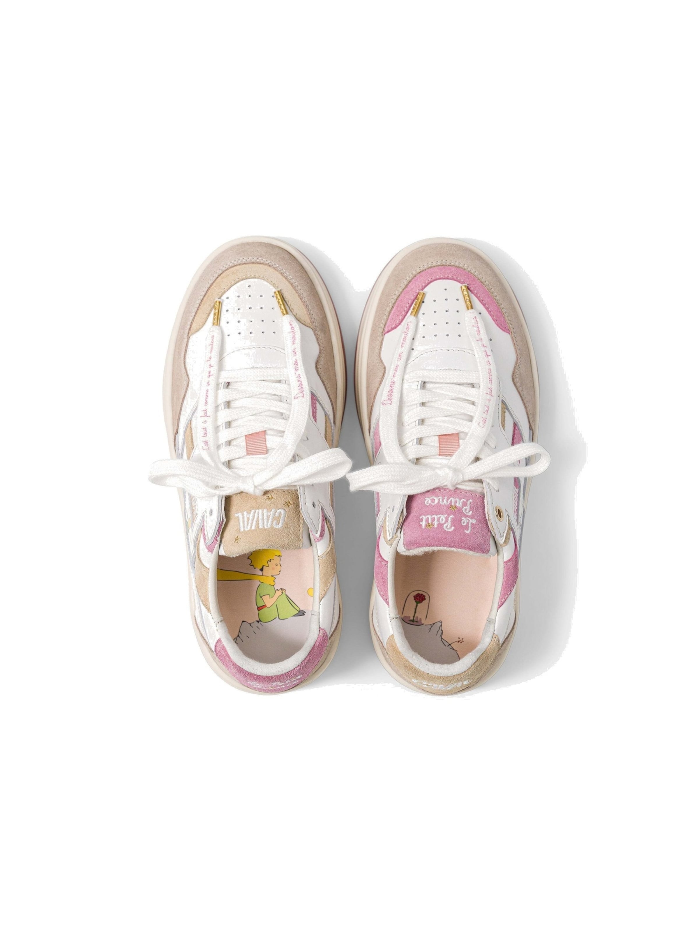 Scarpa stringata ' PLAYGROUND ' di Caval in bianco