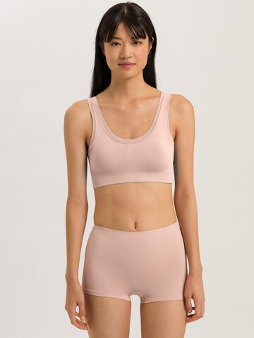Hanro - Soutien Bustier Soutien 'Touch Feeling Padded' em rosa: frente