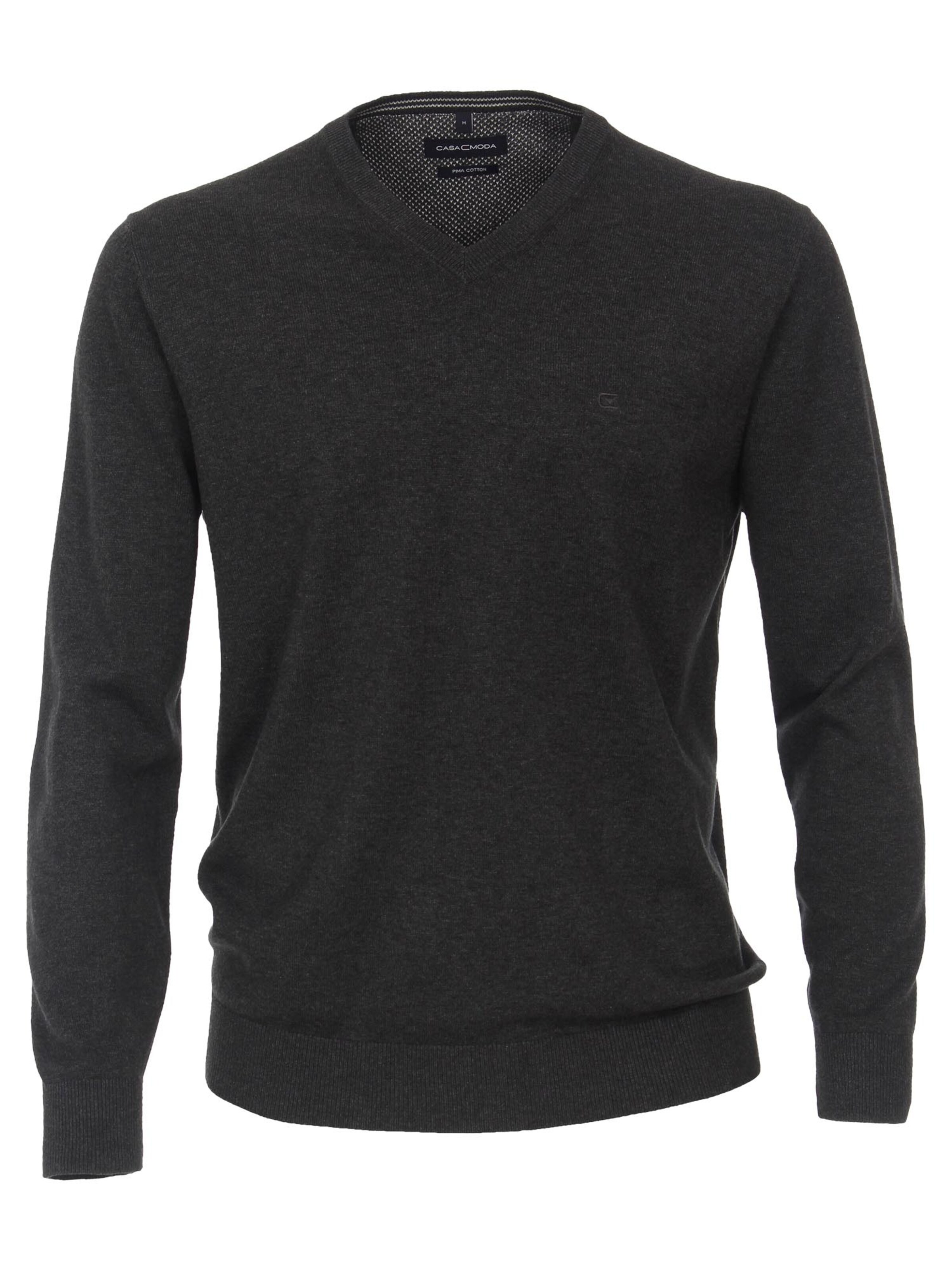 CASAMODA Sweater 'Basic' in Grey: front
