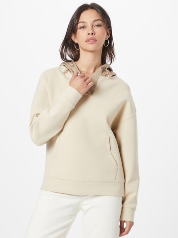 s.Oliver Sweatshirt in Beige: voorkant