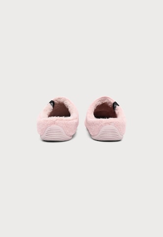 Pantoufle 'YORK' VERBENAS en rose