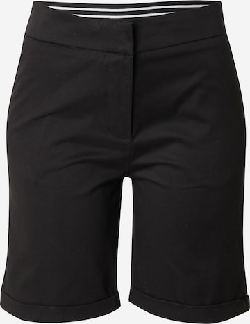 ZABAIONE רגיל מכנסיים 'Fl44orentine' בשחור: מלפנים