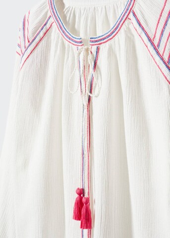 MANGO TEEN Blouse 'Bombai' in White