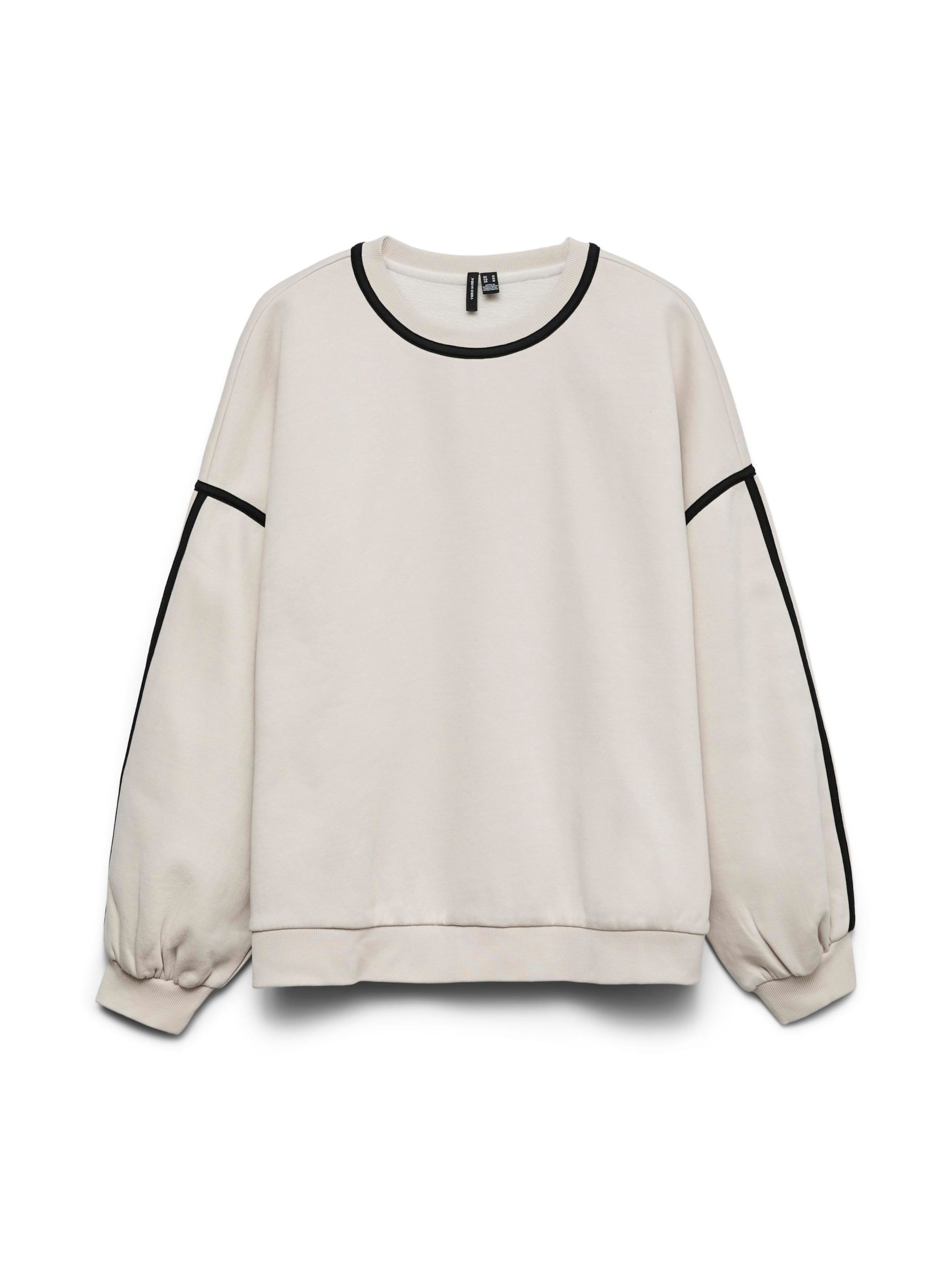 VERO MODA Sweatshirt 'VMShirley' i hvid: forside