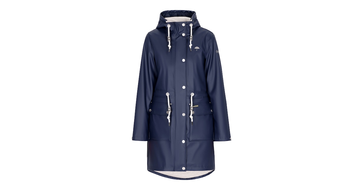 Schmuddelwedda Raincoat in Marine Blue ABOUT YOU