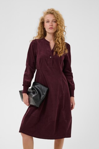 CULTURE - Vestido 'Rhaena' em vermelho: frente