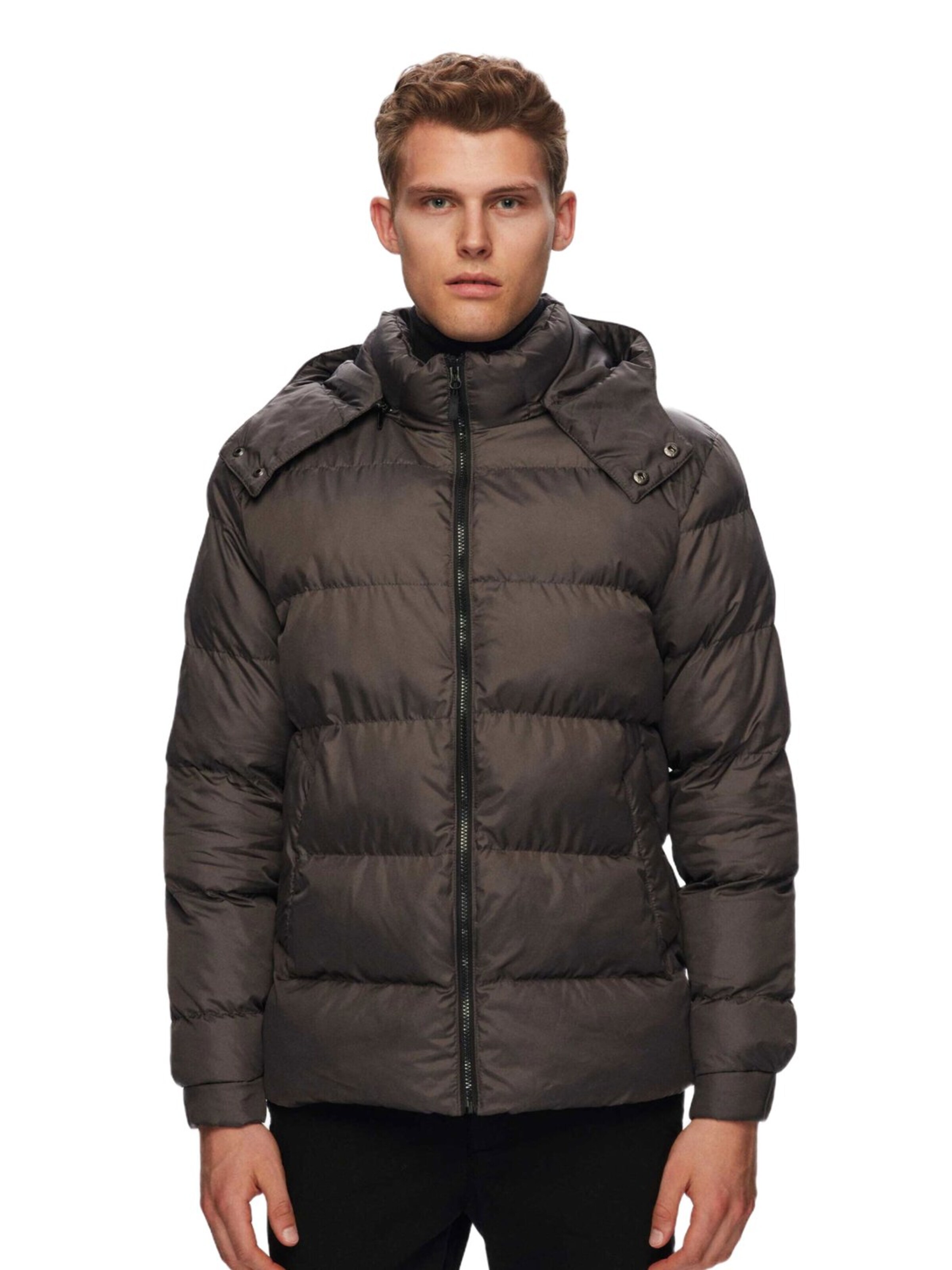 D’S Damat Winterjas in Grijs
