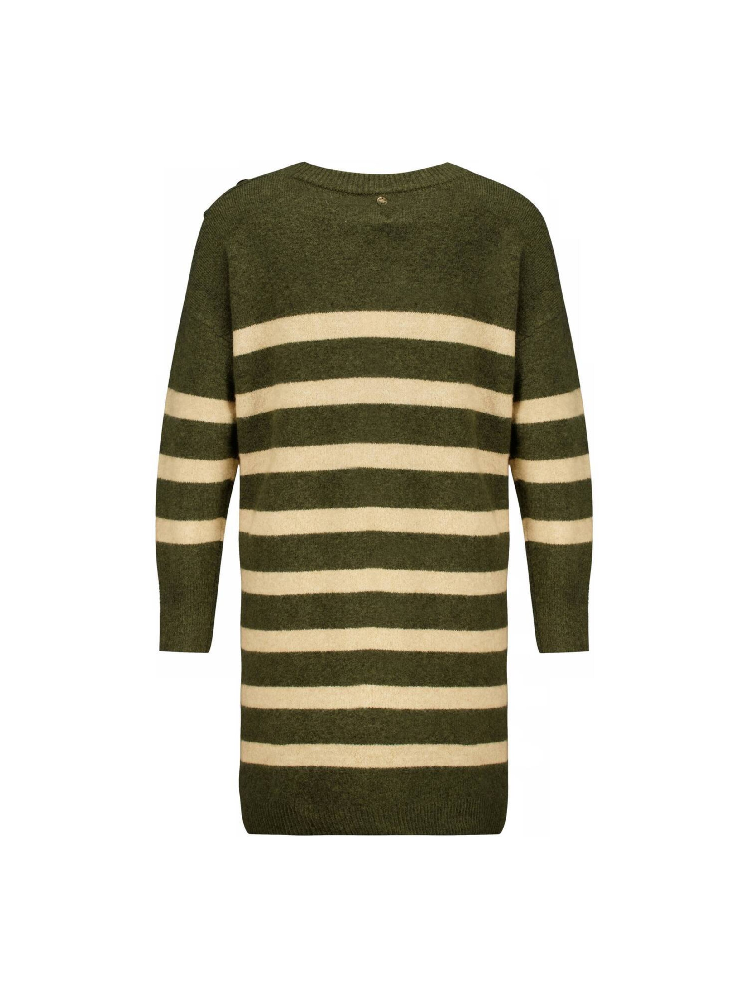 Deeluxe Gebreide jurk 'Nancy' in Groen