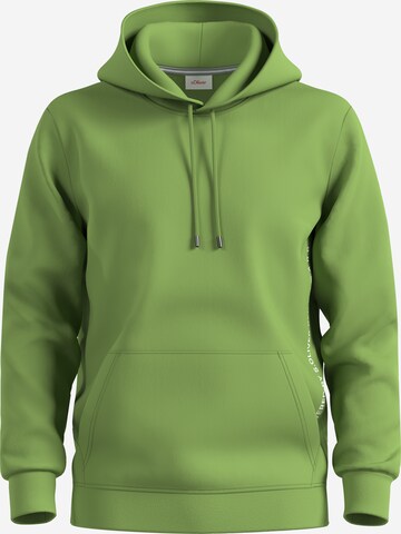 Sweat-shirt s.Oliver en vert : devant