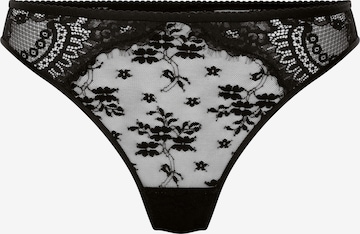 Hunkemöller Stringit 'Lou' värissä musta: etupuoli