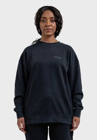 Oldskull Sweatshirt 'Peach Dyed Basic' in Schwarz