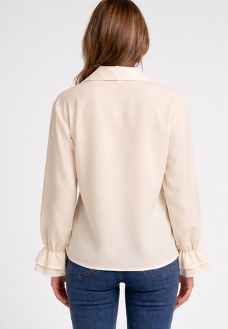 Elara Blouse in Beige