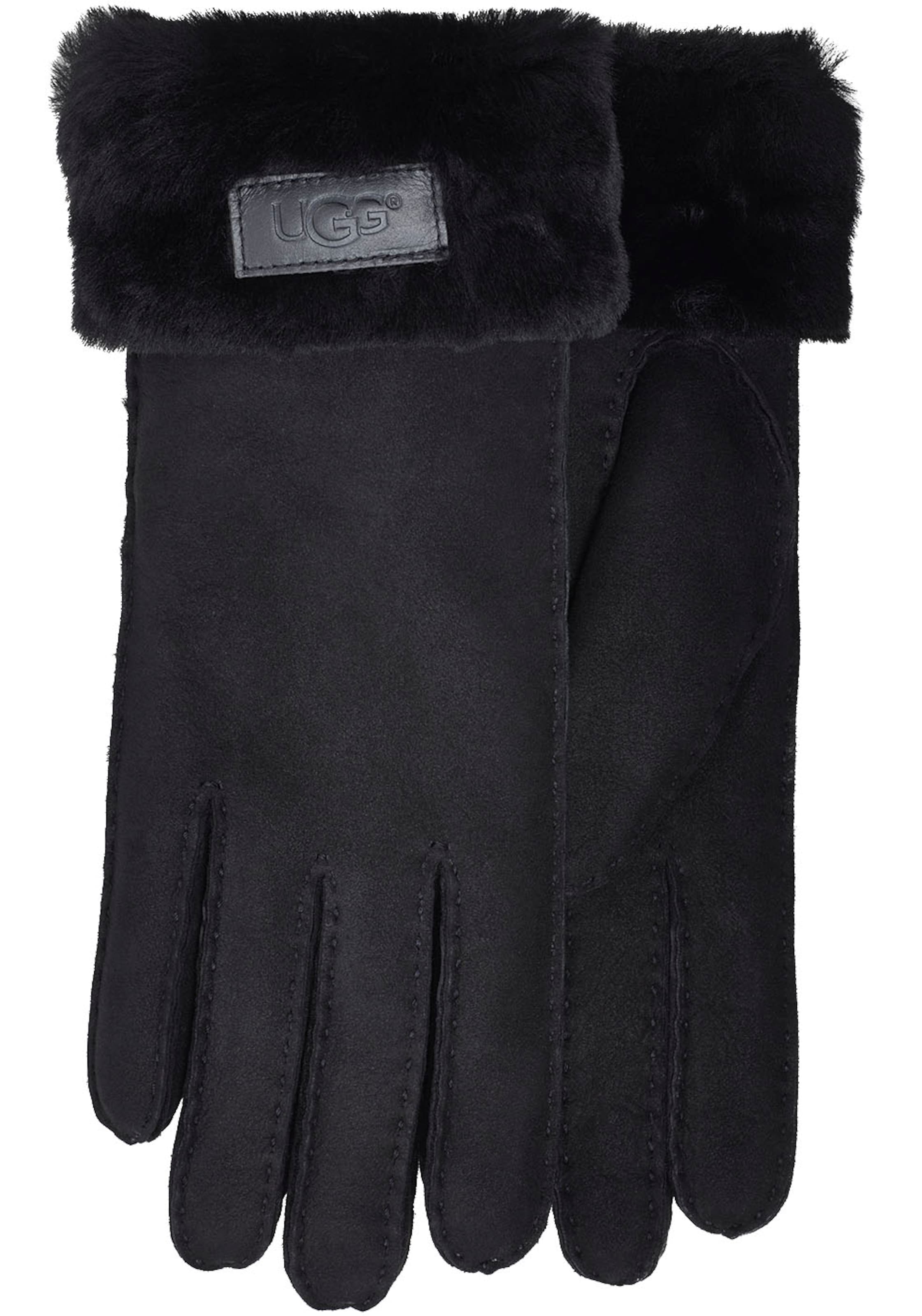 Mezzoguanti di UGG in nero: frontale