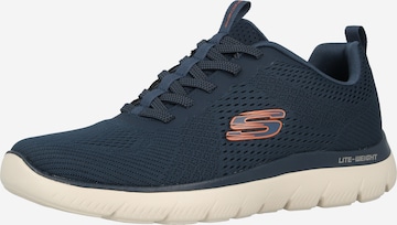 SKECHERS Sneakers 'SUMMITS - ECKLER' in Blue: front