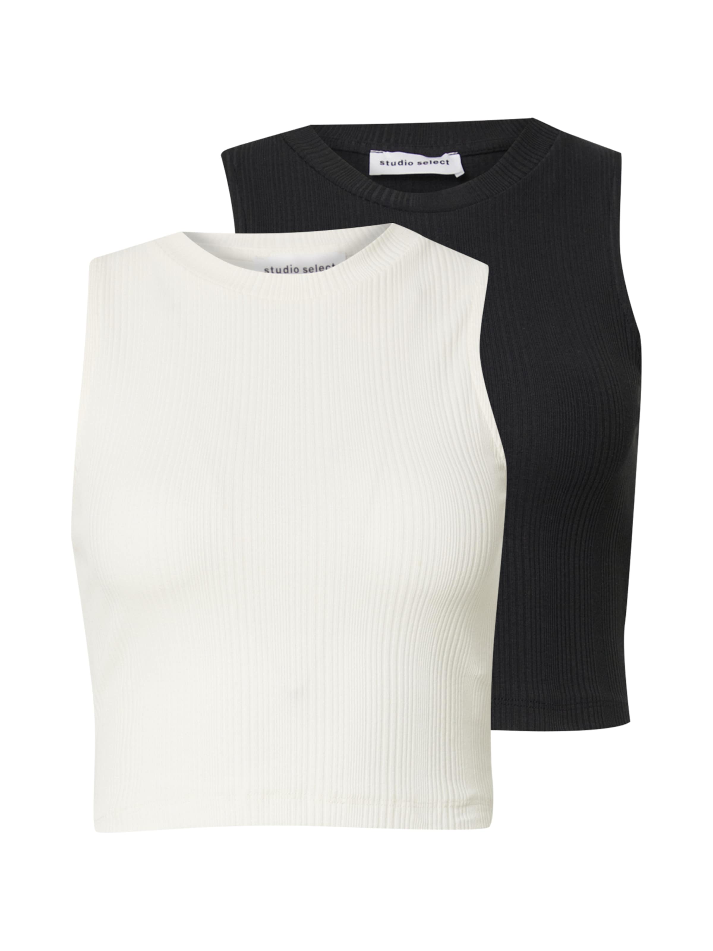 studioselect Top 'Sanja' in Schwarz: Vorderseite