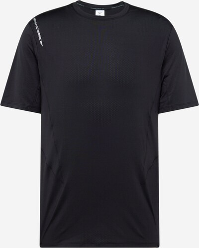 Reebok Функционална тениска в черно / бяло, Преглед на продукта