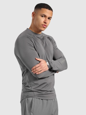 T-Shirt ' Powerfit ' Smilodox en gris