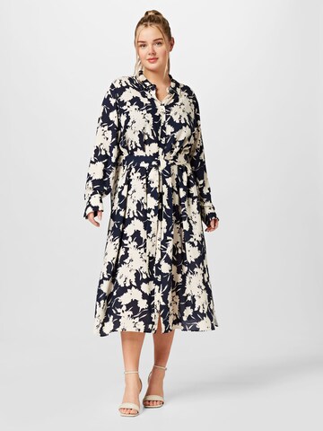 Persona by Marina Rinaldi Shirt Dress 'DONNA' in Blue: front