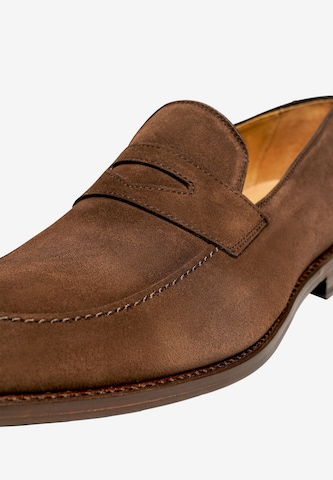 Henry Stevens Classic Flats 'Marshall' in Brown