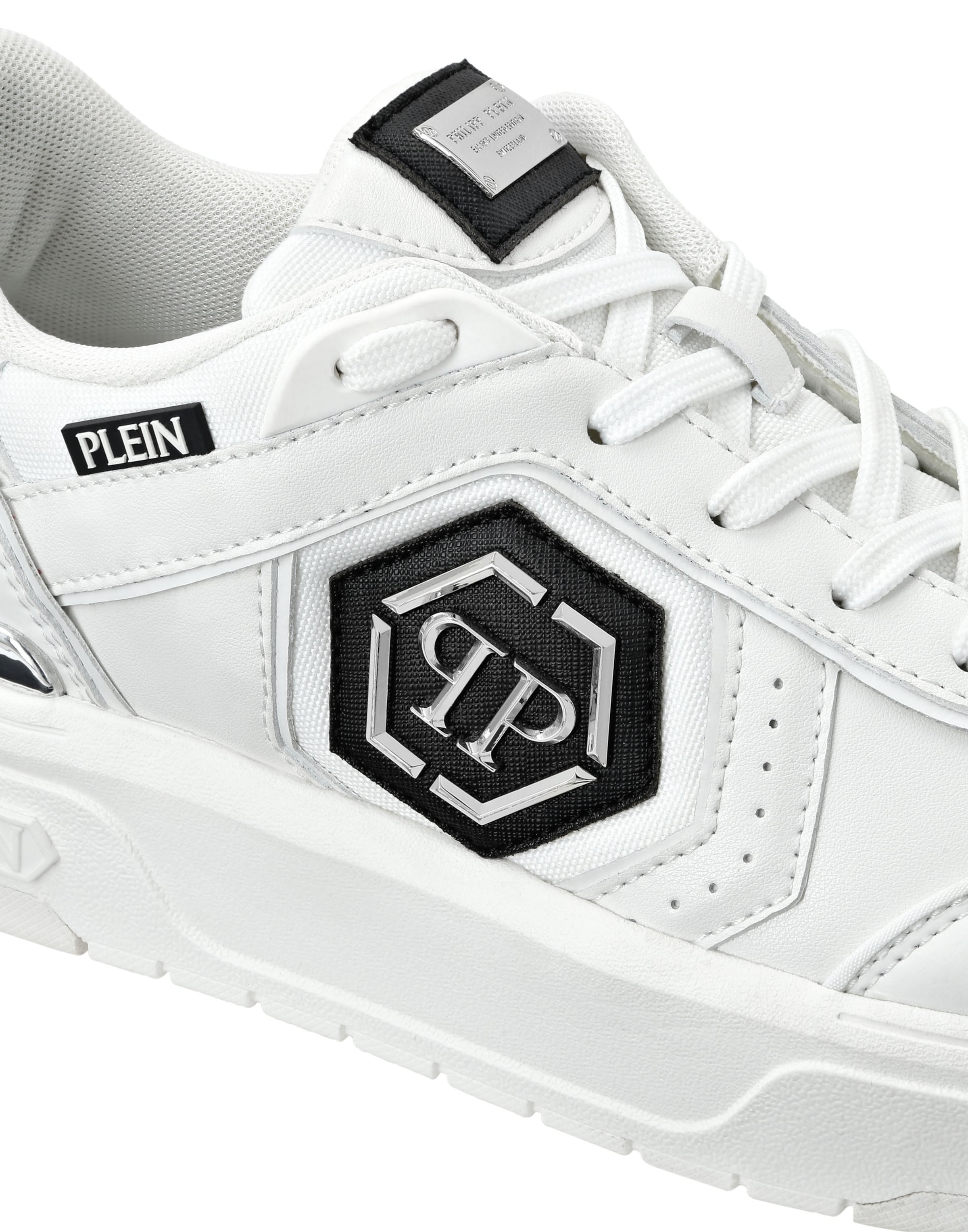 Philipp Plein - Zapatillas deportivas bajas ' Predator ' en blanco