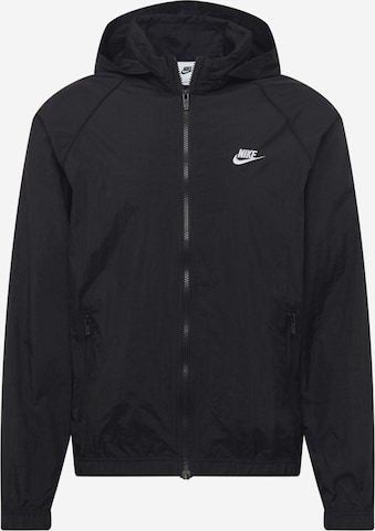 Nike Sportswear - Chaqueta funcional 'Nike Sportswear' en negro: frente