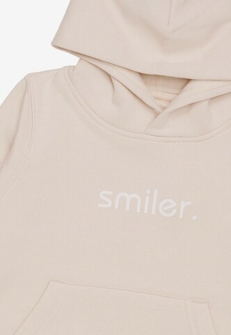 smiler. Sweatshirt in Beige