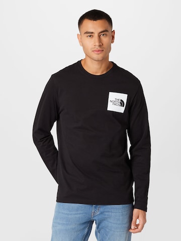 THE NORTH FACE Sweatshirt 'Fine' in Schwarz: predná strana