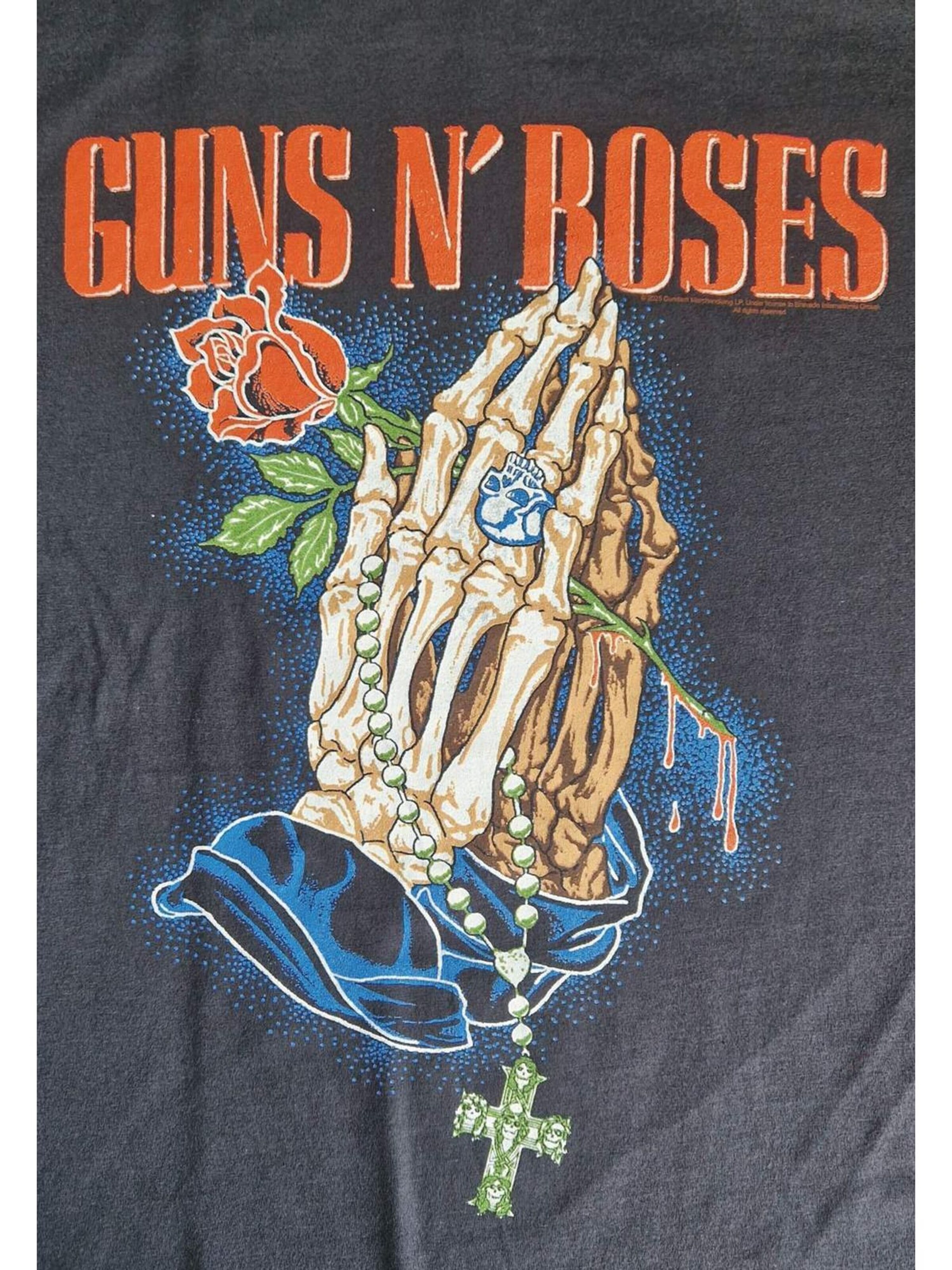 T-Shirt 'Guns N´ Roses Prayer T-Shirt' GUNS N' ROSES en noir