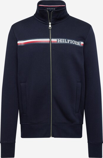TOMMY HILFIGER Zip-Up Hoodie in Navy / Red / Off white, Item view
