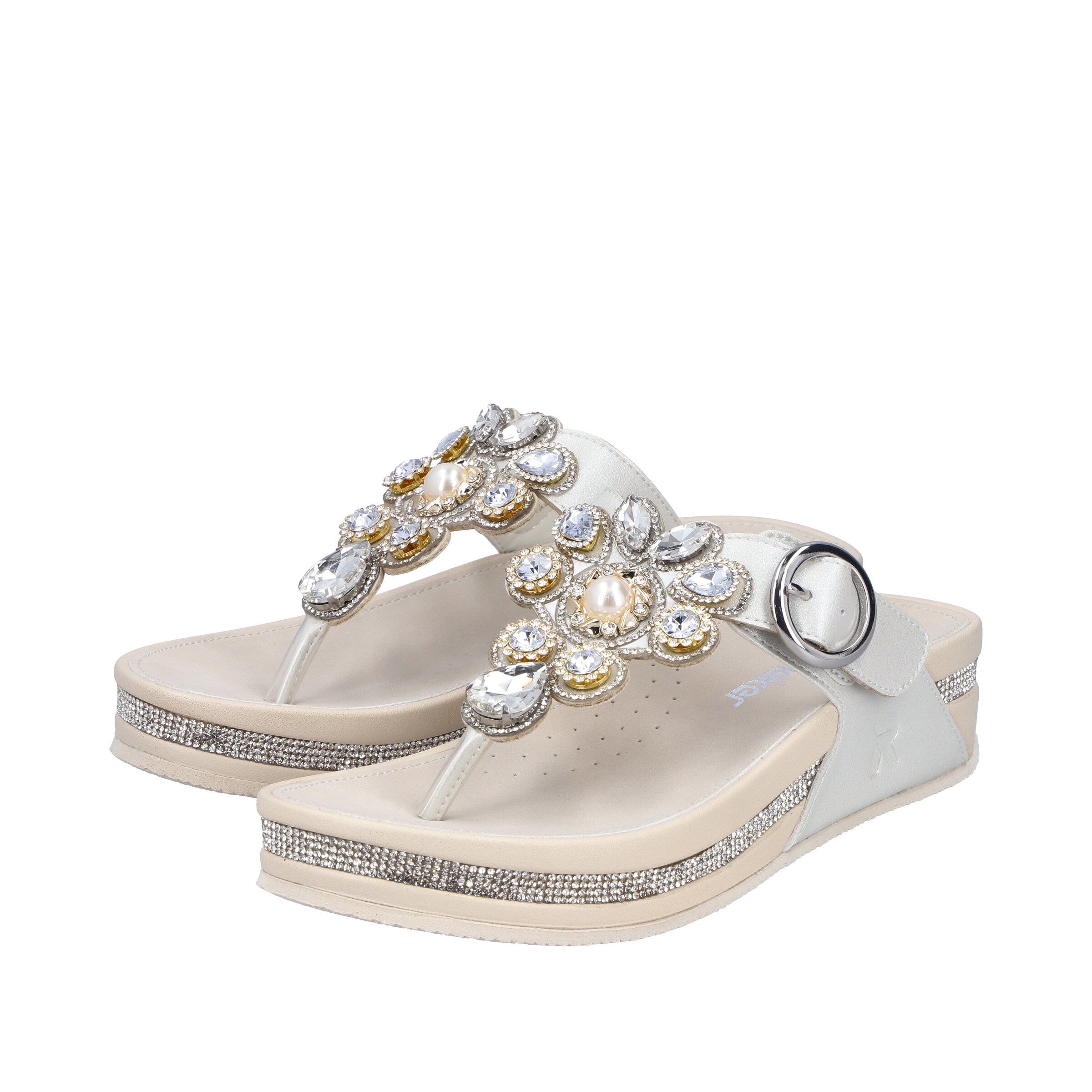 Tongs Rieker en argent