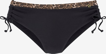 LASCANA Bikini Bottoms in Black: front