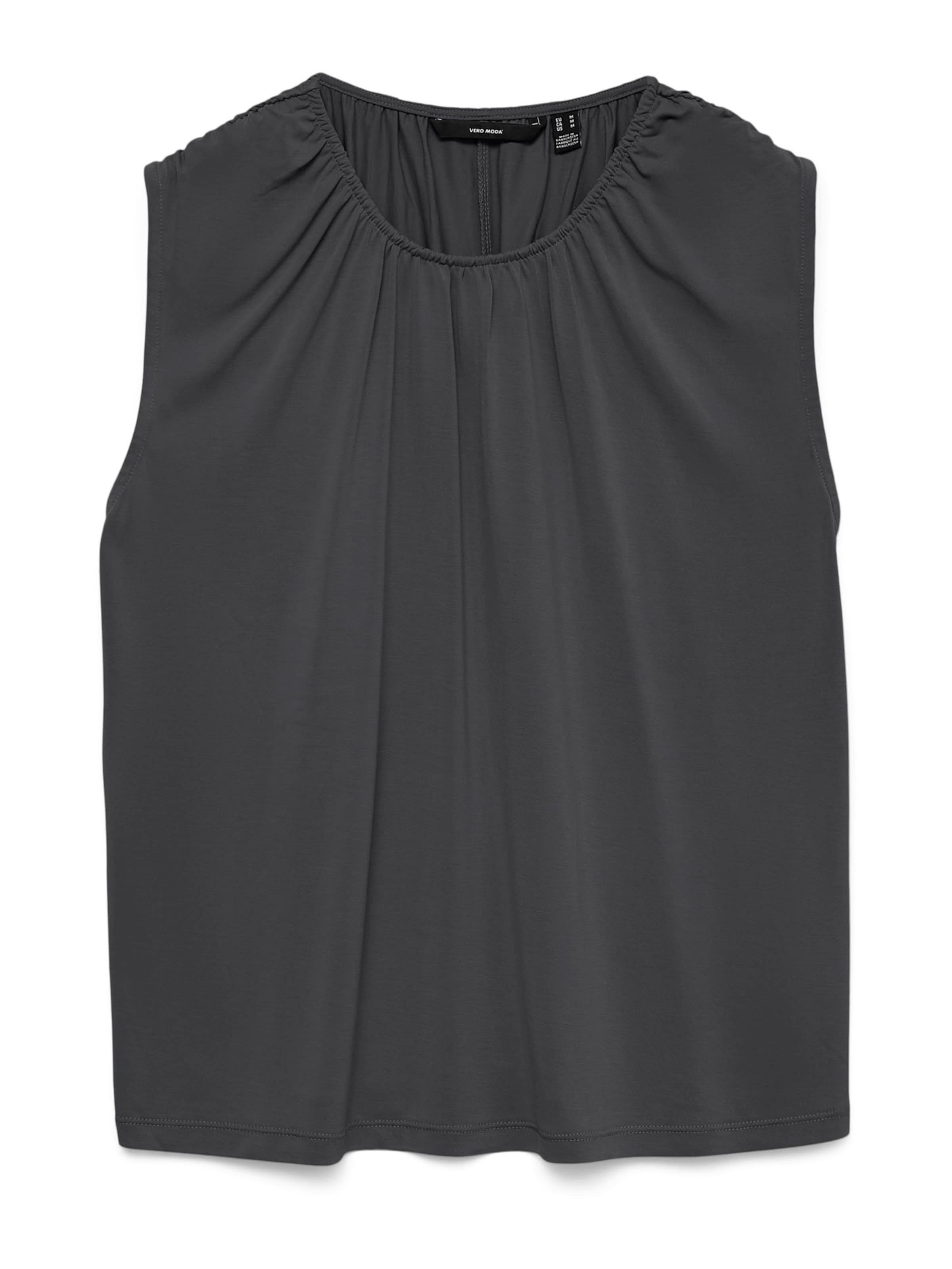 VERO MODA Top 'VMFILLI' in Grau: Vorderseite