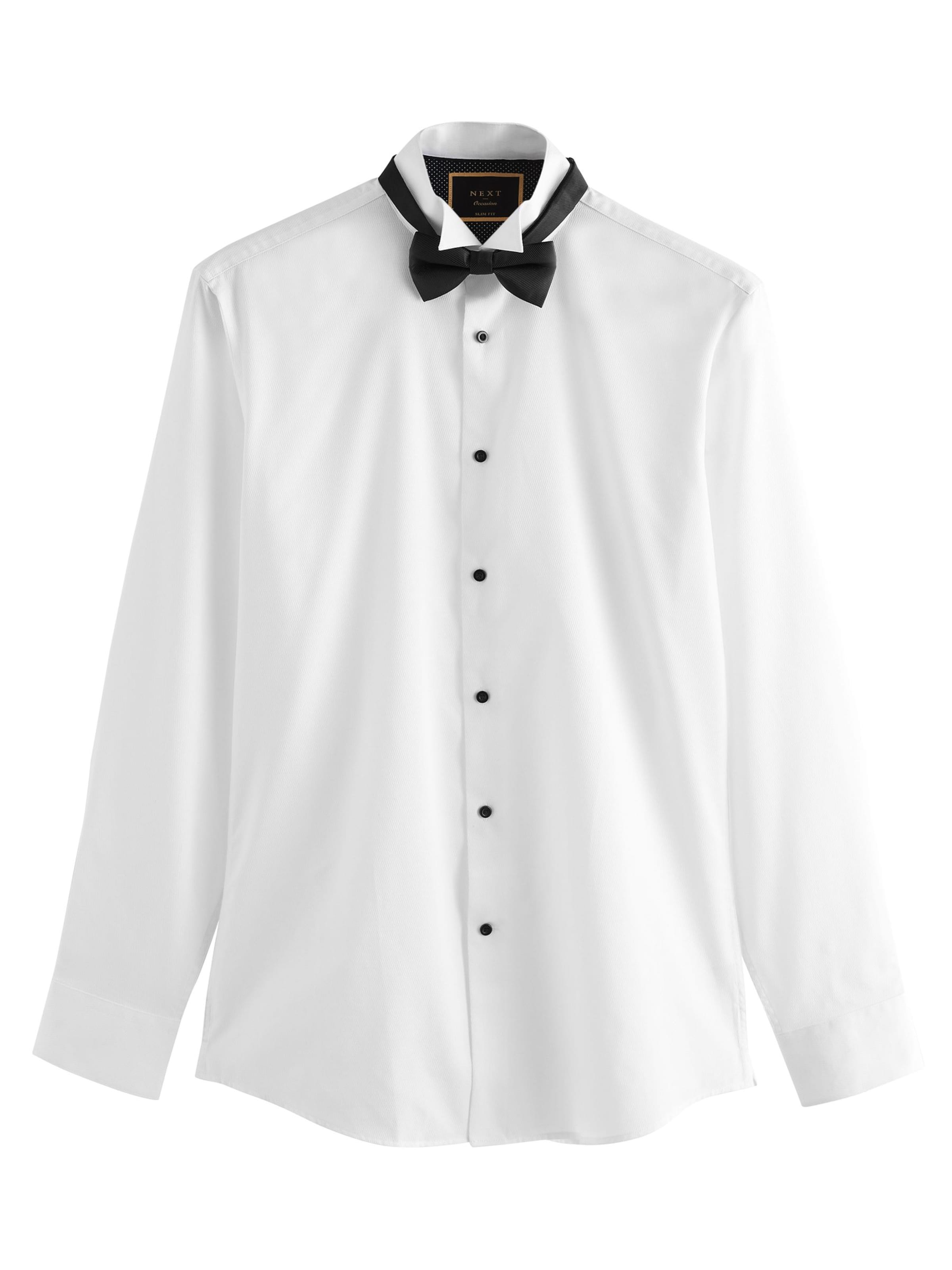 Slim fit Cămașă de la Next pe alb: față