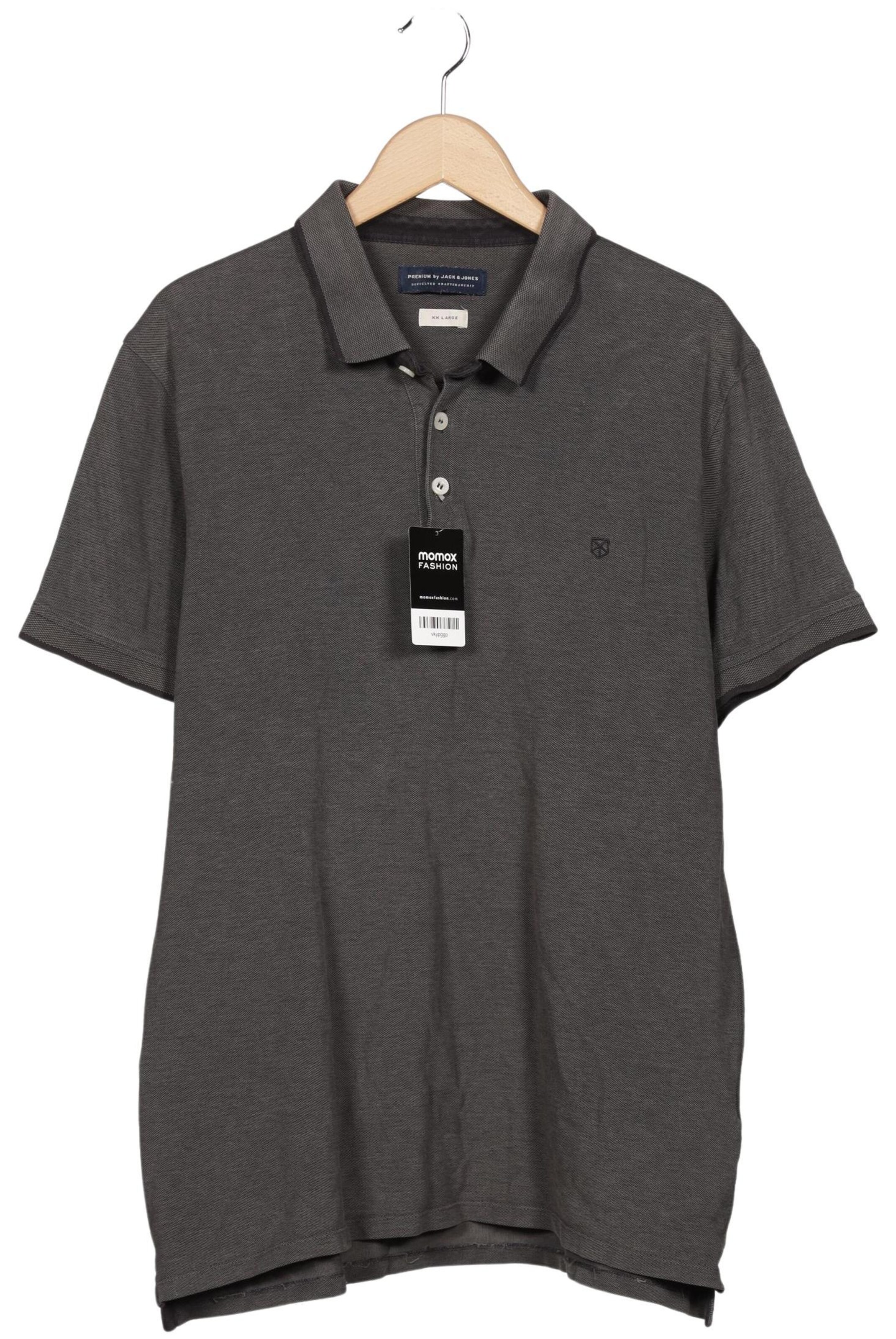 JACK & JONES Shirt in XXL in Grey: front