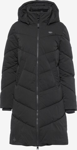 Ragwear Winter Coat 'Rebelka' in Black: front