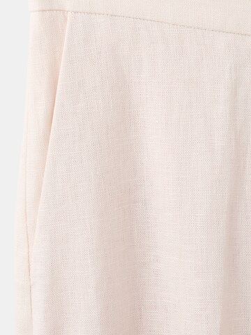 MANGO Wide Leg Hose 'Boreli' in Beige