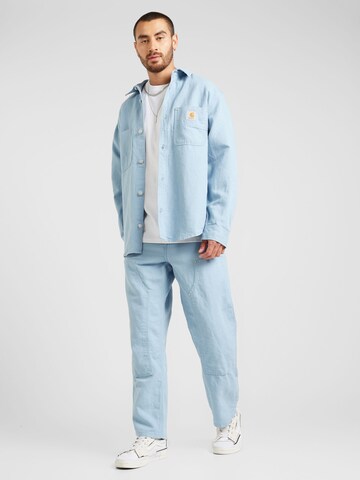 Carhartt WIP Классический крой Рубашка 'Walter' в Синий