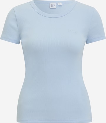 Gap Tall Shirt 'BRANNA RINGER' in Blauw: voorkant