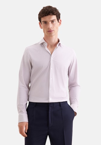 Coupe slim Chemise business 'Performance' SEIDENSTICKER en rouge : devant