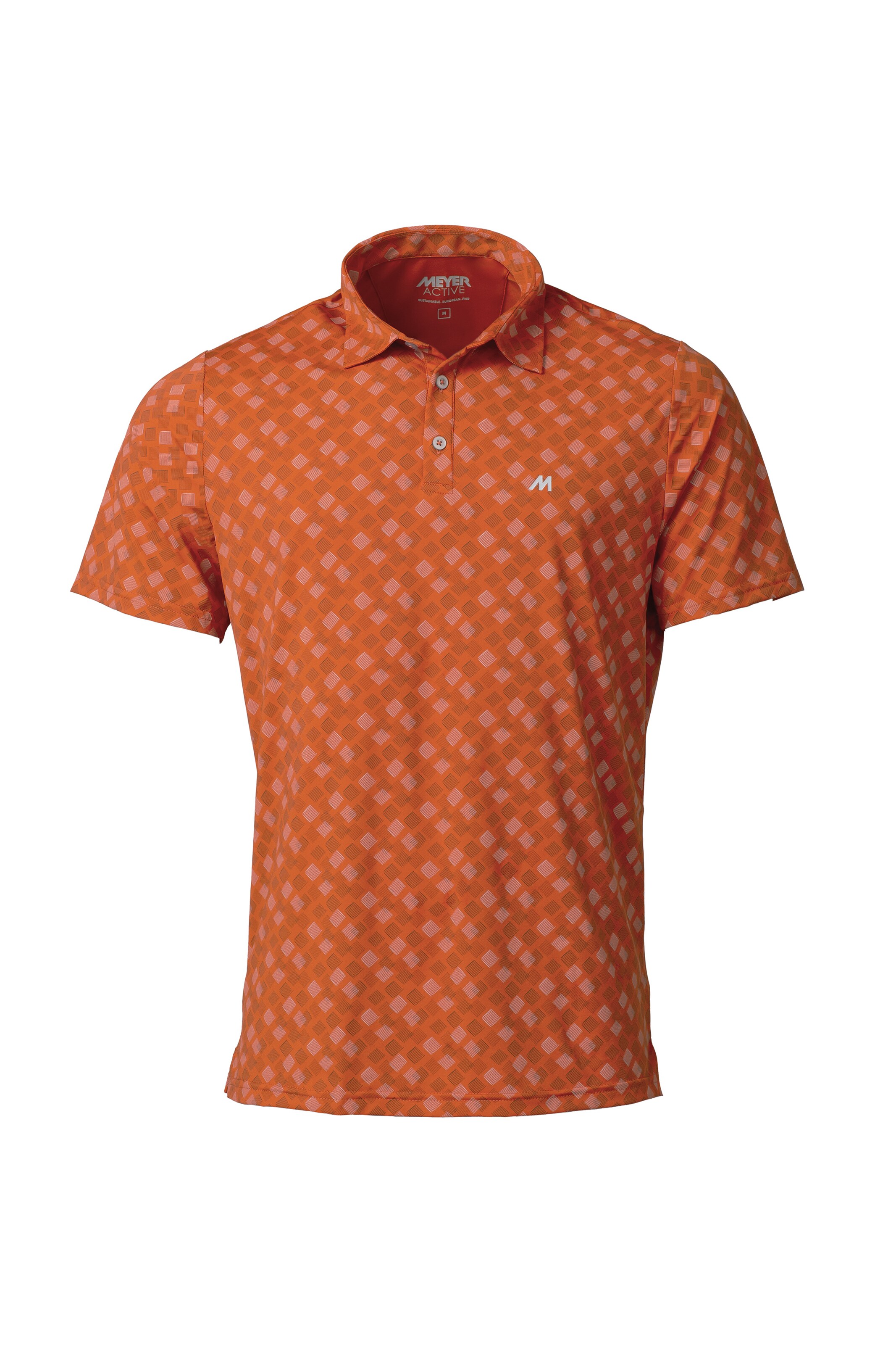 T-Shirt MEYER en orange : devant