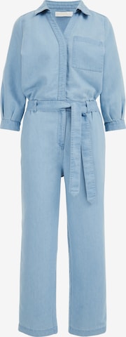 WE Fashion Jumpsuit in Blauw: voorkant