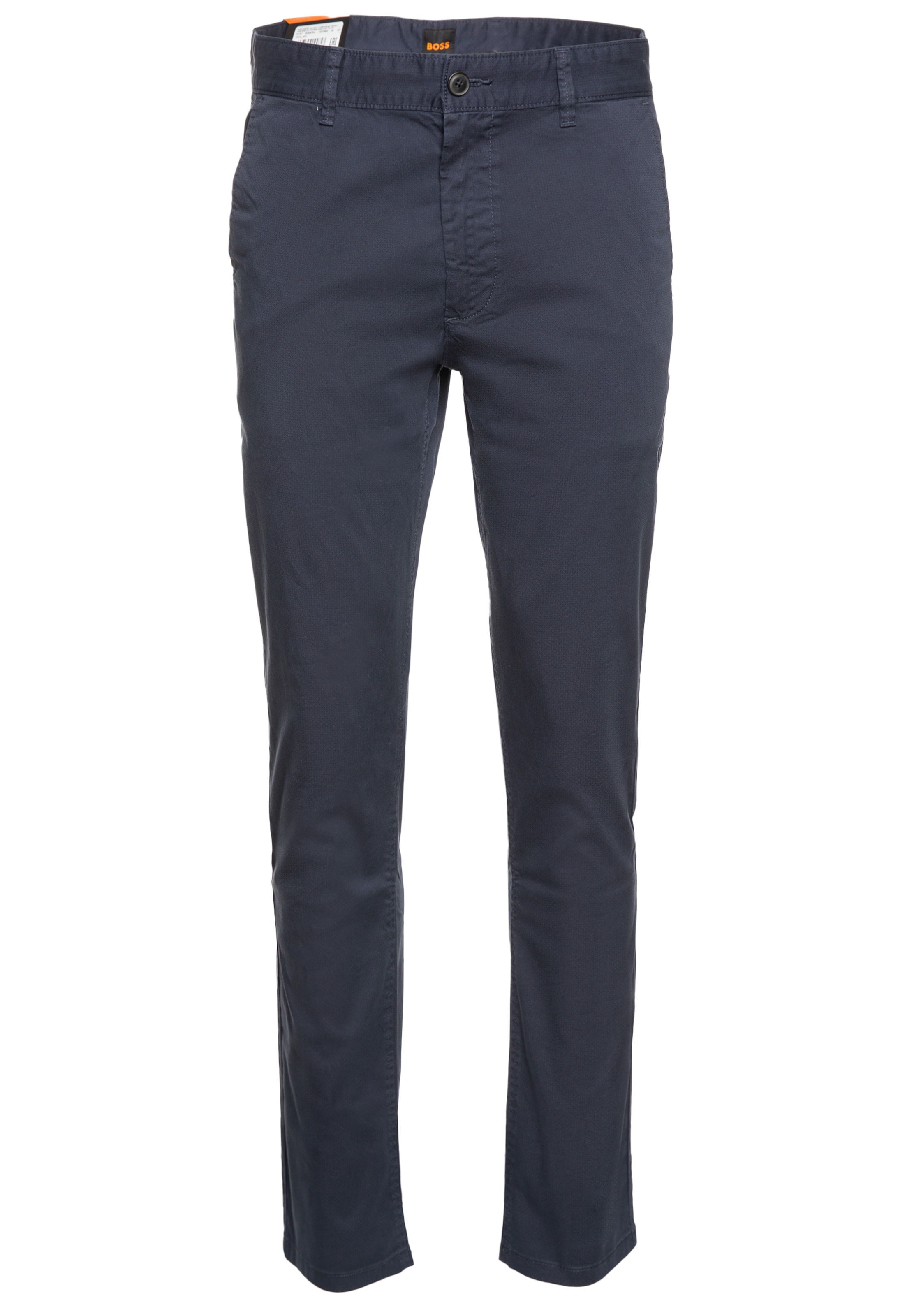 BOSS Slimfit Chinohose in Blau: Vorderseite