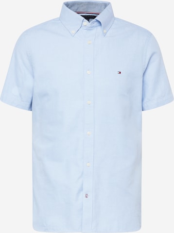TOMMY HILFIGER Button Up Shirt in Blue: front