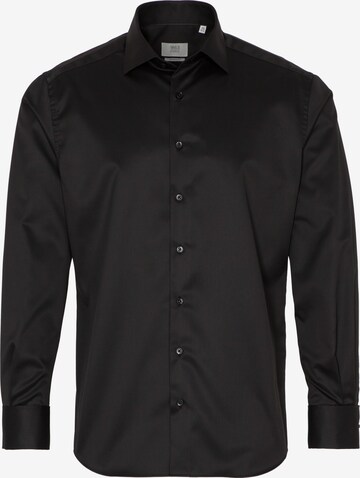 ETERNA Button Up Shirt in Black: front