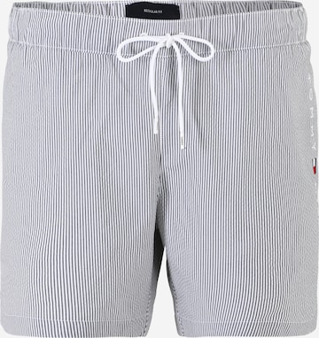 Shorts de bain Tommy Hilfiger Swimwear Plus en blanc : devant