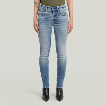 G-STARSkinny Traperice - plava boja: prednji dio